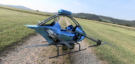 Desarrollado de forma independiente, avión monoplaza tripulado, despegue y aterrizaje verticales, tripulado Evtol