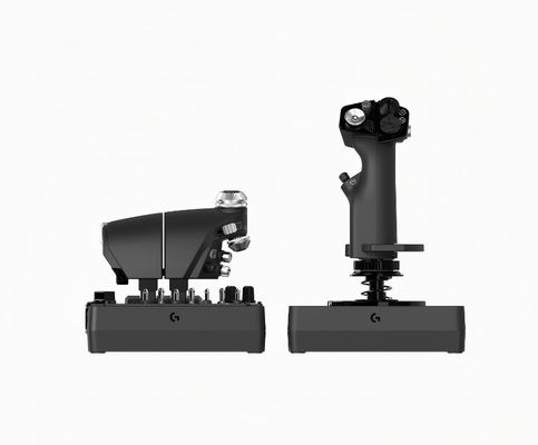 Eje analógico de inducción magnética y resistencia de resorte reemplazable para el joystick del controlador de vuelo