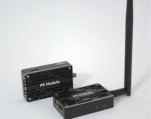 Módulo P9 Tecnología avanzada para el sistema de control de UAV Alta tensión de entrada en el tronco Comunicación 276kbps Tasa de transmisión